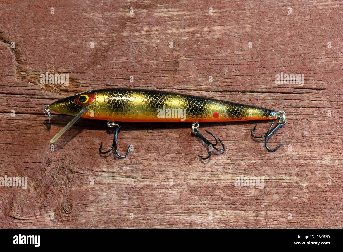 Fishing lures on black hi-res stock photography and images - Alamy