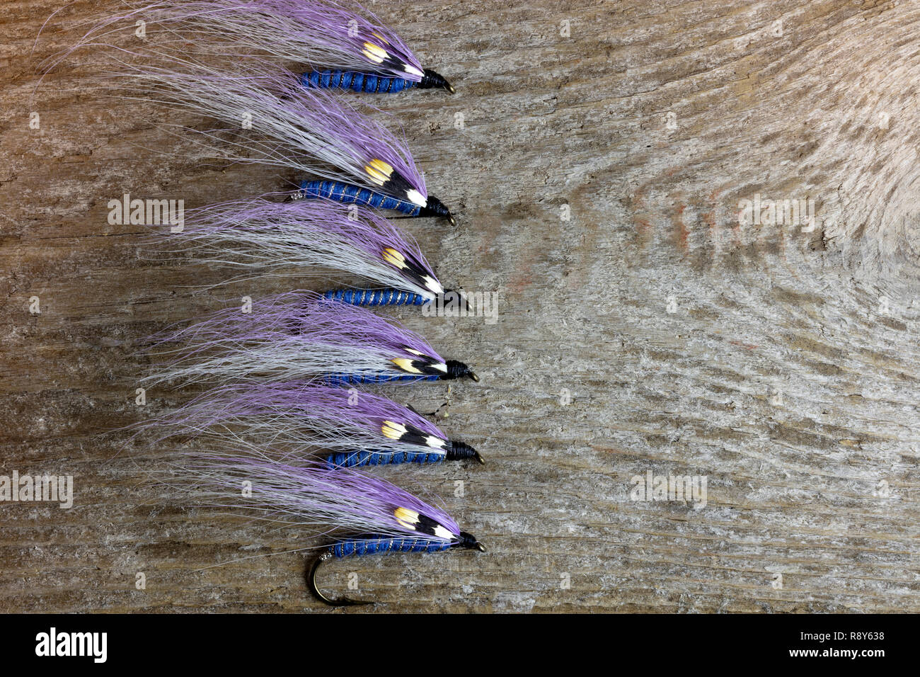 Hand tied Streamer flies, Trout fishing flies, by James D. Coppinger/Dembinsky Photo Assoc Stock Photo