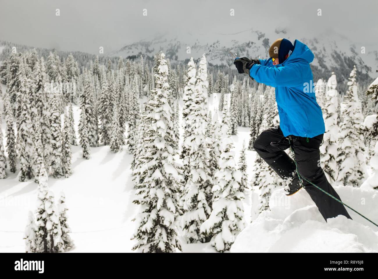 Basic military mountaineering course hires stock photography and