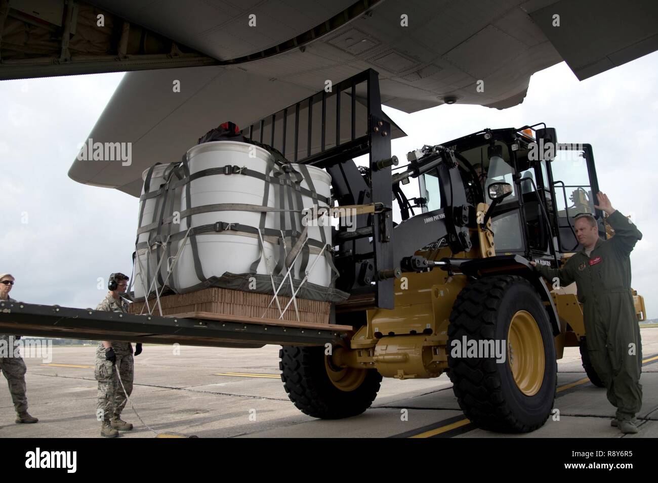 Senior Master Sgt. Darren Bannister, a loadmaster with the 815th