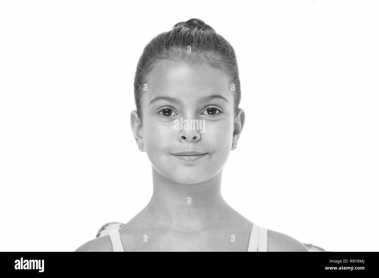Bun Hair Black And White Stock Photos Images Alamy