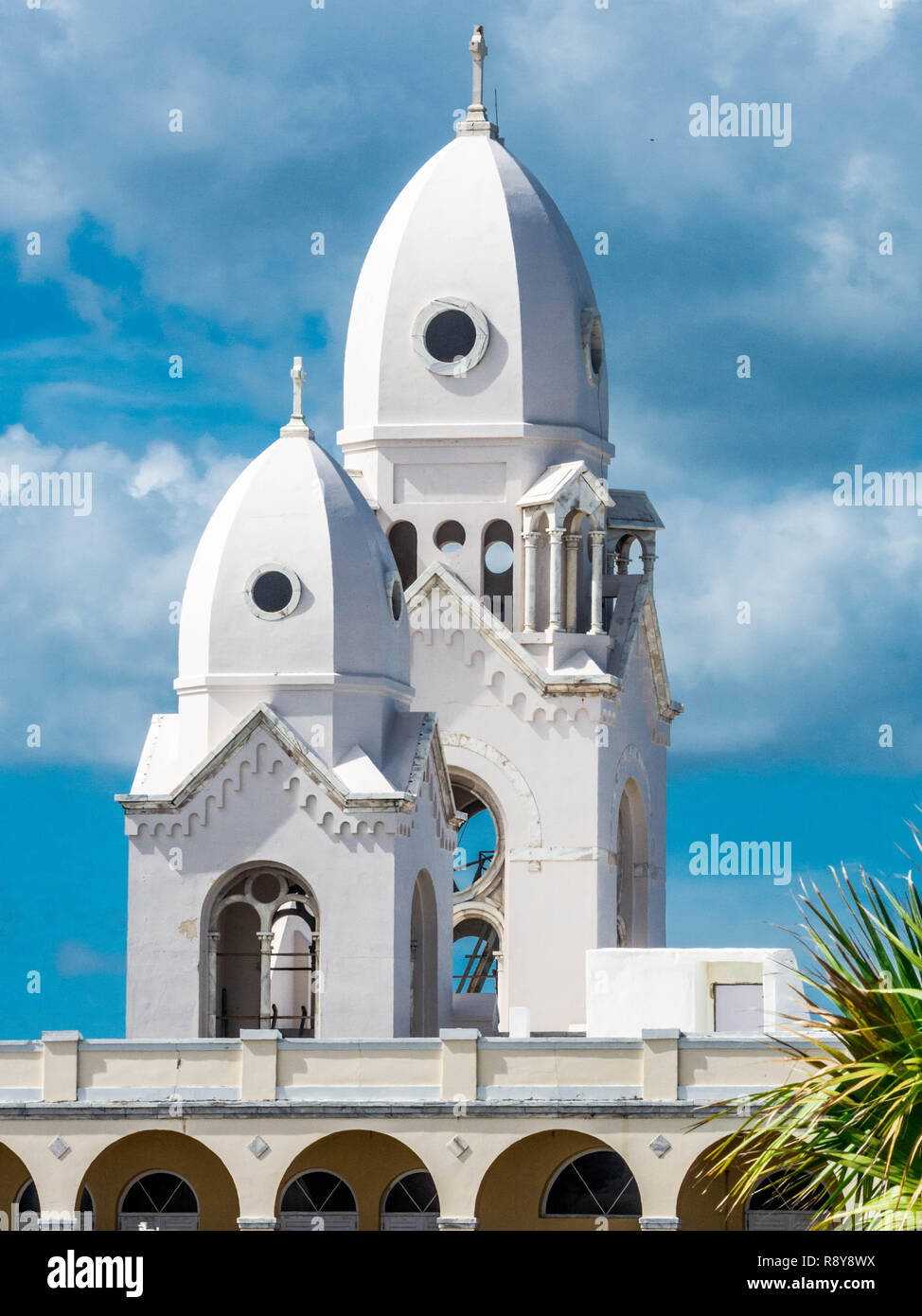 This is San Juan's Cathedral. Stock Photo