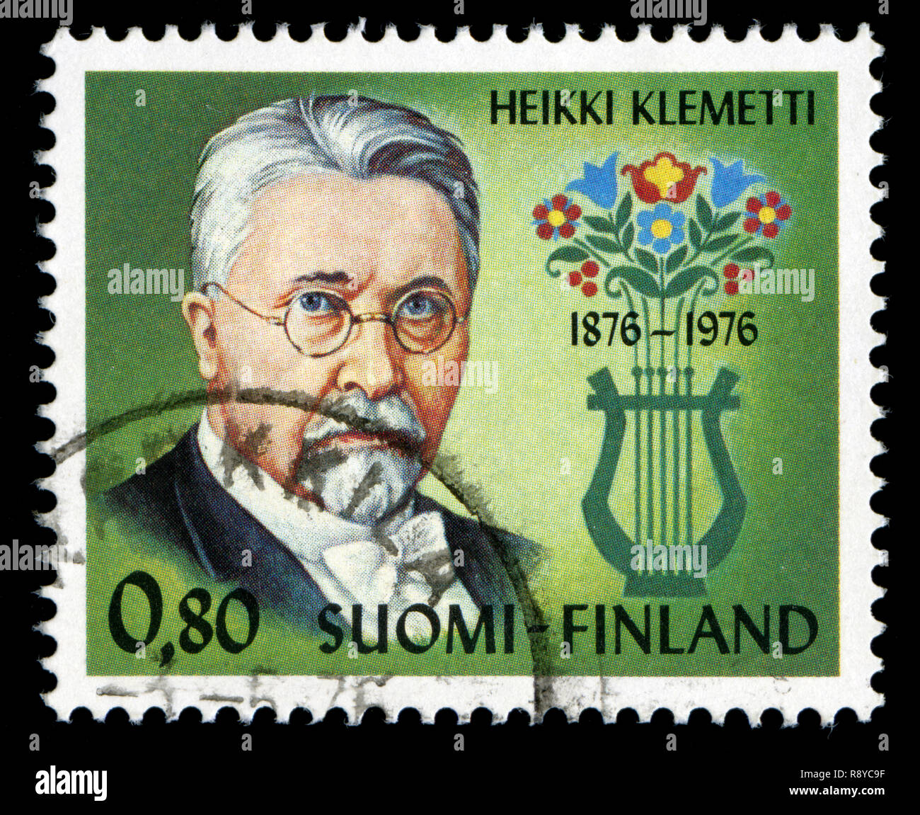 Postage Stamp From Finland In The 100th Birth Day Of Heikki Klemetti 