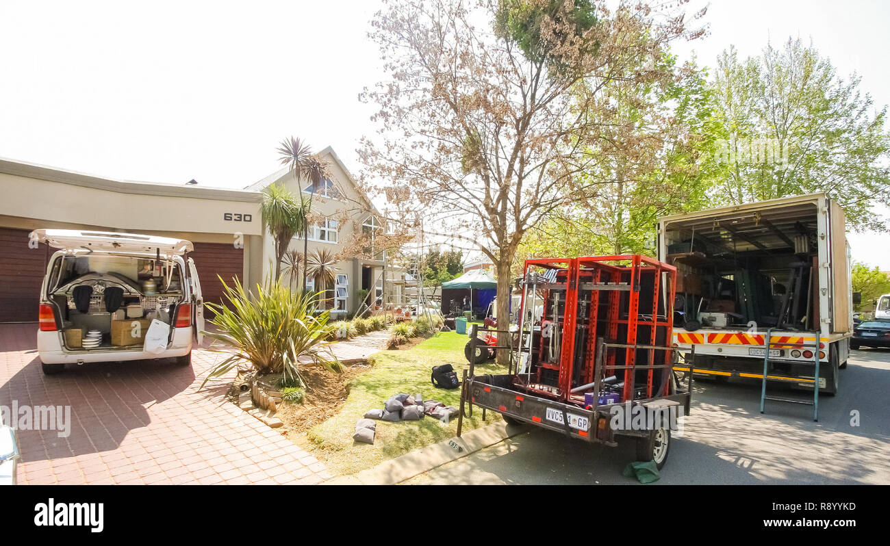 Johannesburg, South Africa, September 08, 2010, Behind the scenes on a