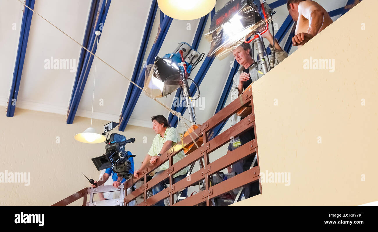 Johannesburg, South Africa, September 08, 2010, Behind the scenes on a