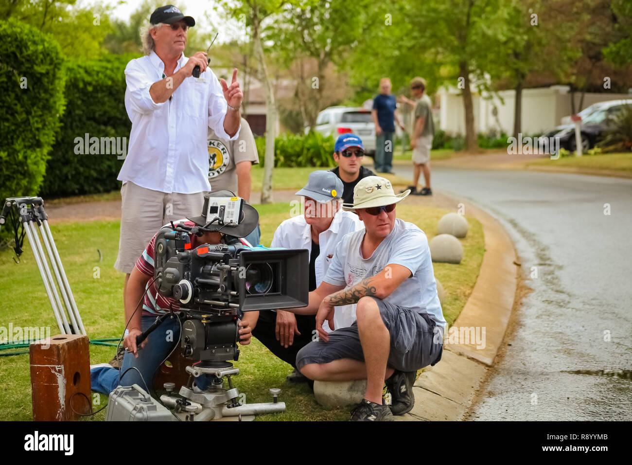 Johannesburg, South Africa, September 08, 2010, Behind the scenes on a