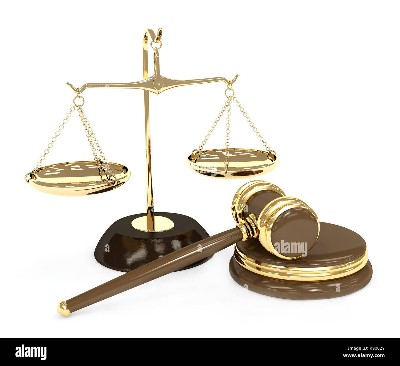 3d balance scales symbol of justice balance Cut Out Stock Images ...