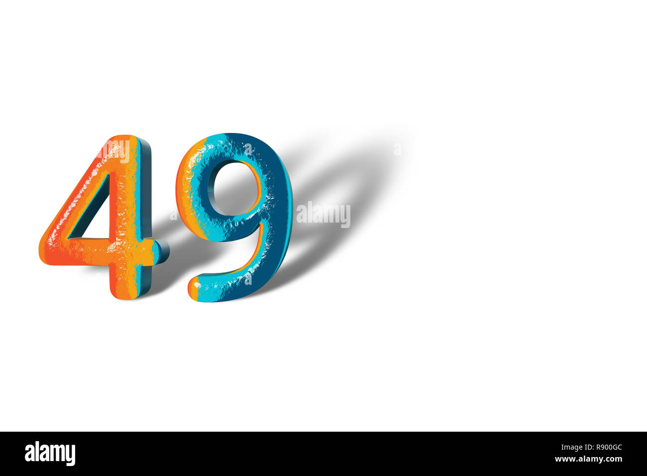 Number 49 Cut Out Stock Images & Pictures - Alamy