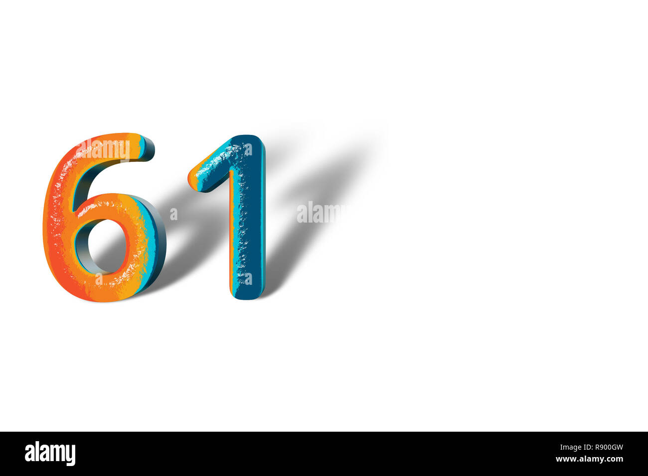 Number 61 High Resolution Stock Photography and Images Alamy