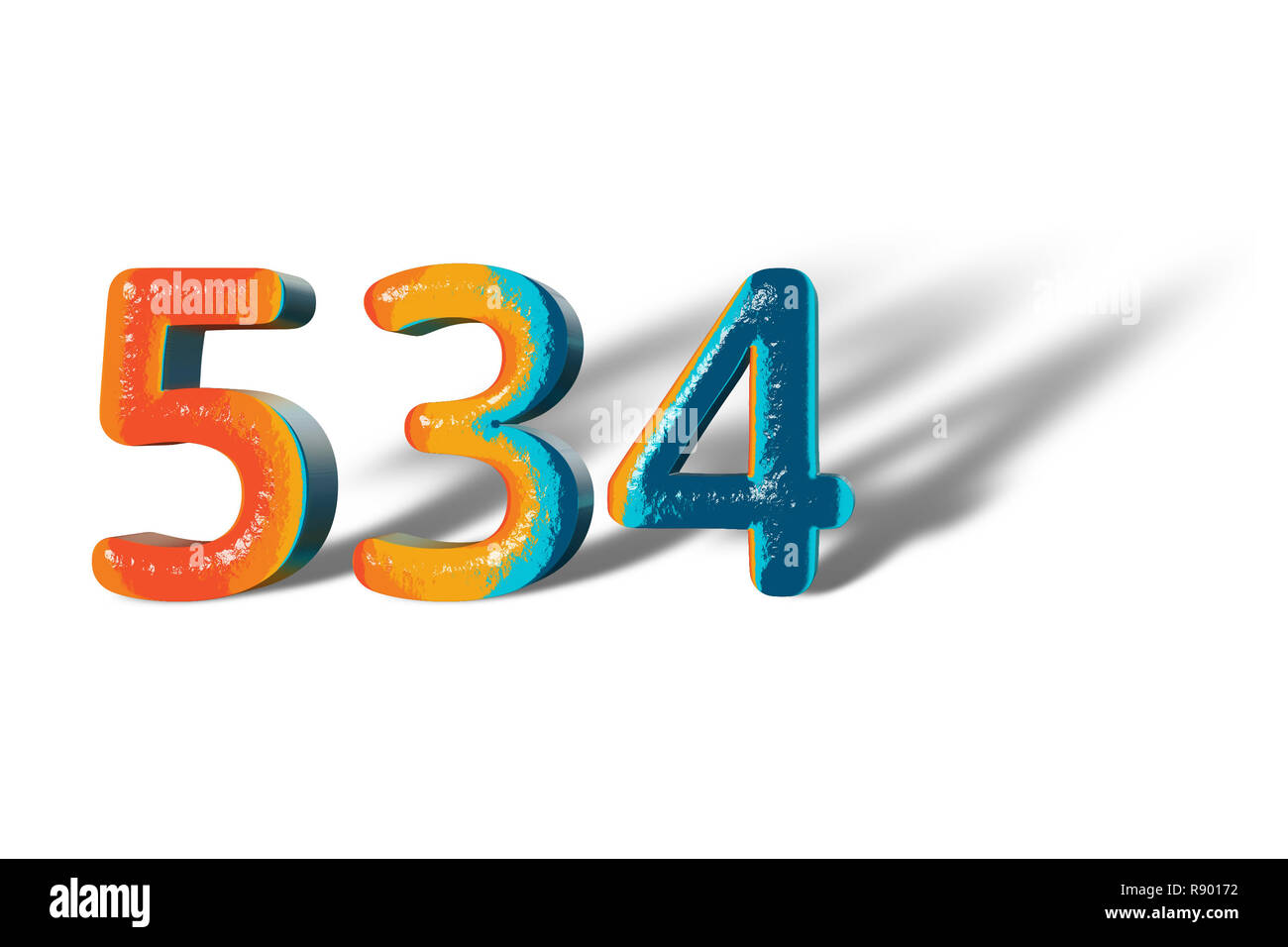 Number 534 Cut Out Stock Images & Pictures - Alamy
