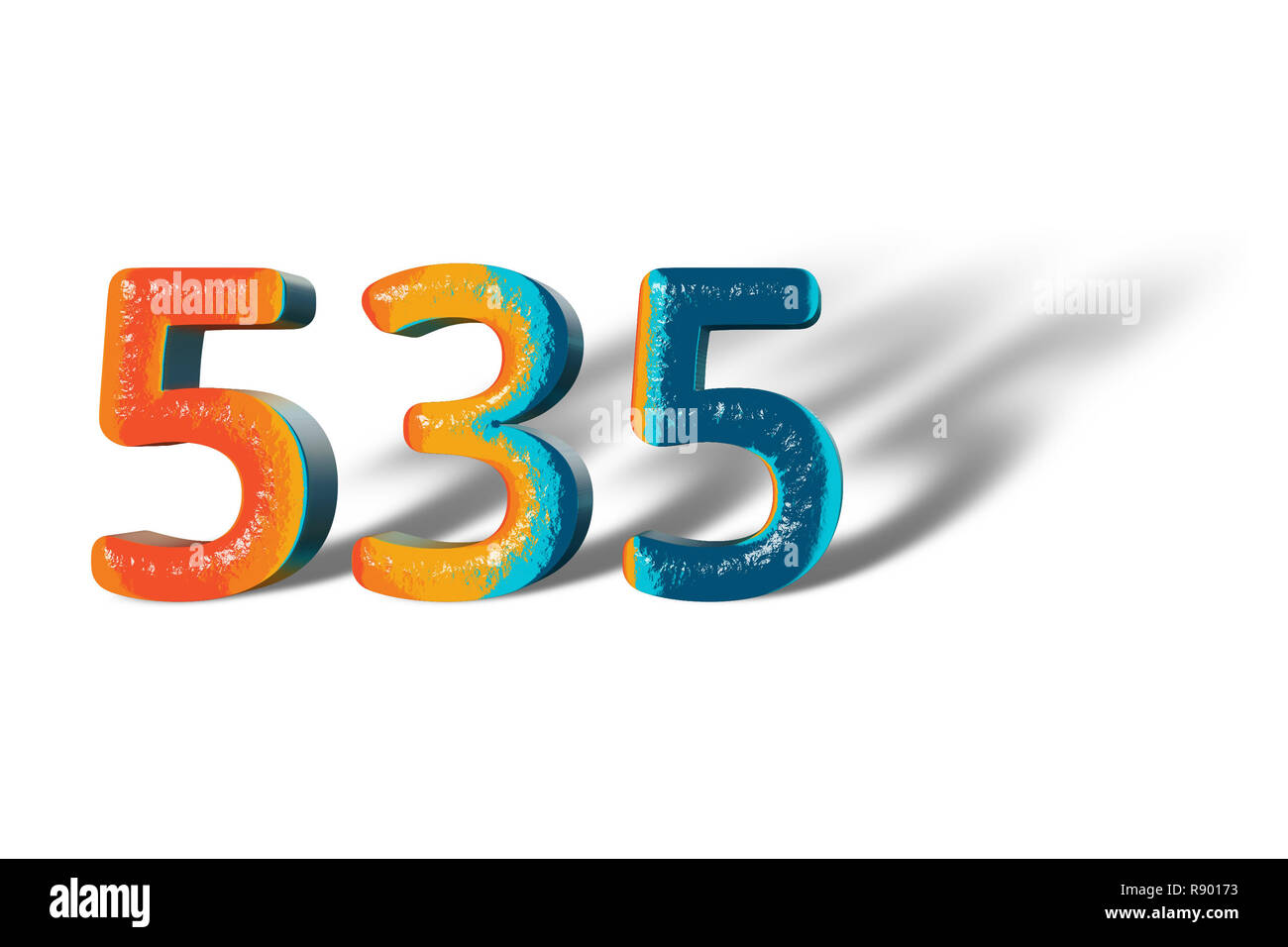 3d number 535 hi res stock photography and images alamy
