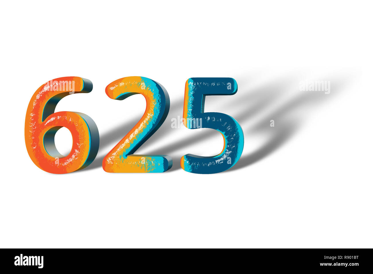 3D Number 625 six hundred twenty five lively colours Stock Photo Alamy 3D Number 625 six hundred twenty five lively colours Stock Photo Alamy
