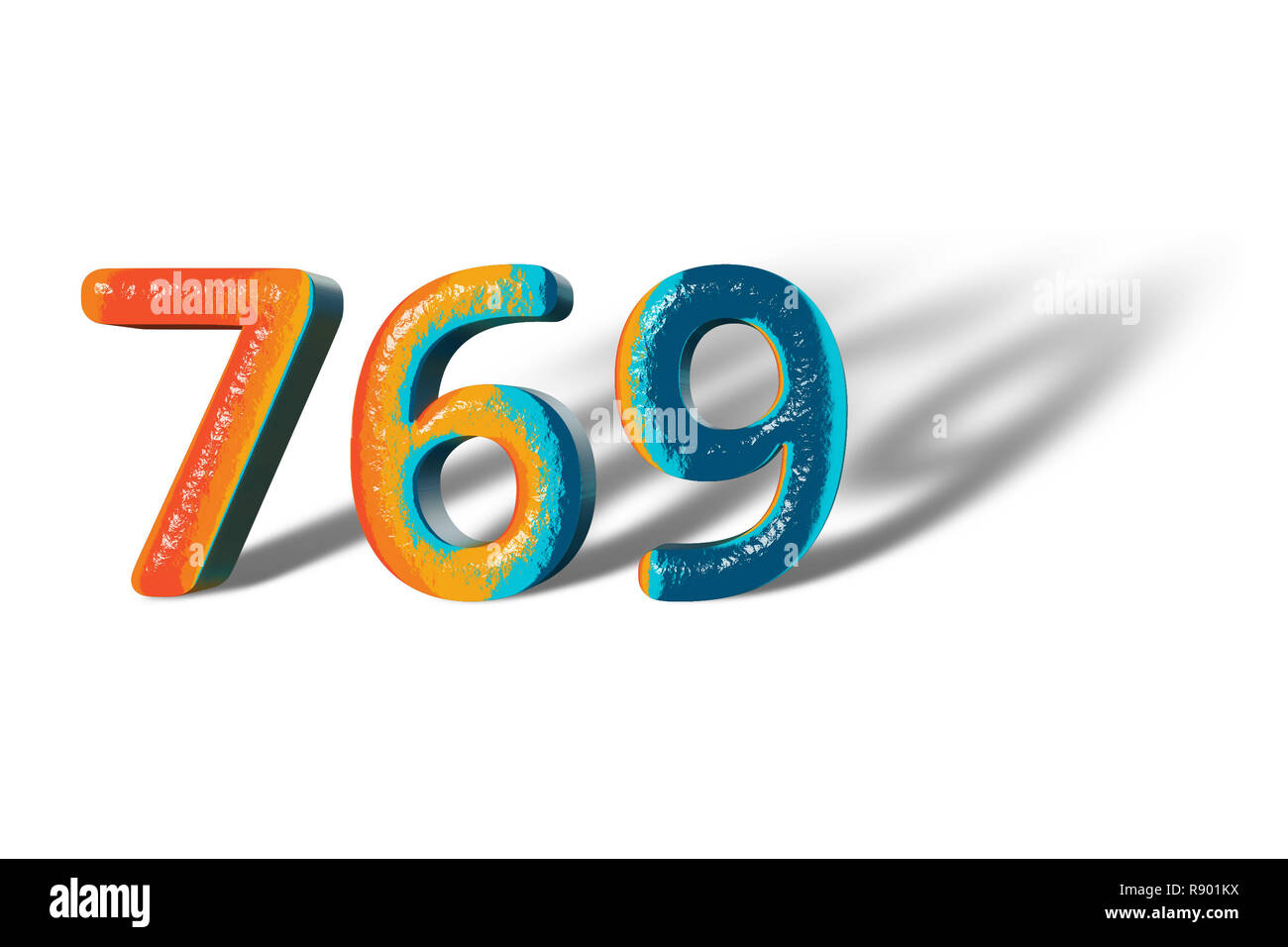 Number 769 Cut Out Stock Images & Pictures - Alamy
