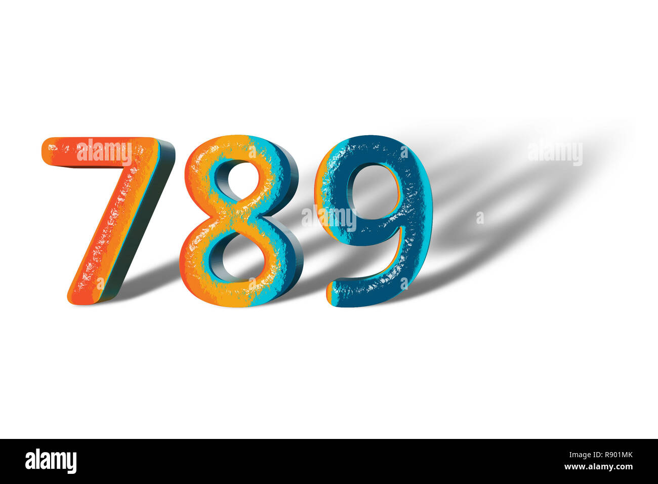 【激安通販 オンラインショップ】日用品 3D Stock colours lively nine eighty hundred seven 789 Number パンツ