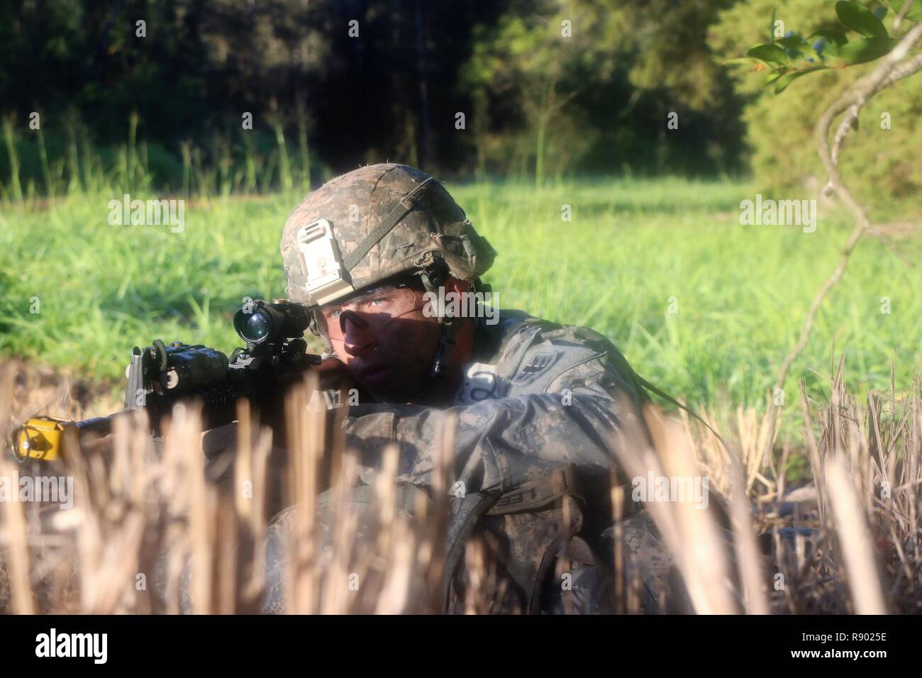 Pfc.Tyler Lee, a combat engineer with 95th Engineer Company (Sapper