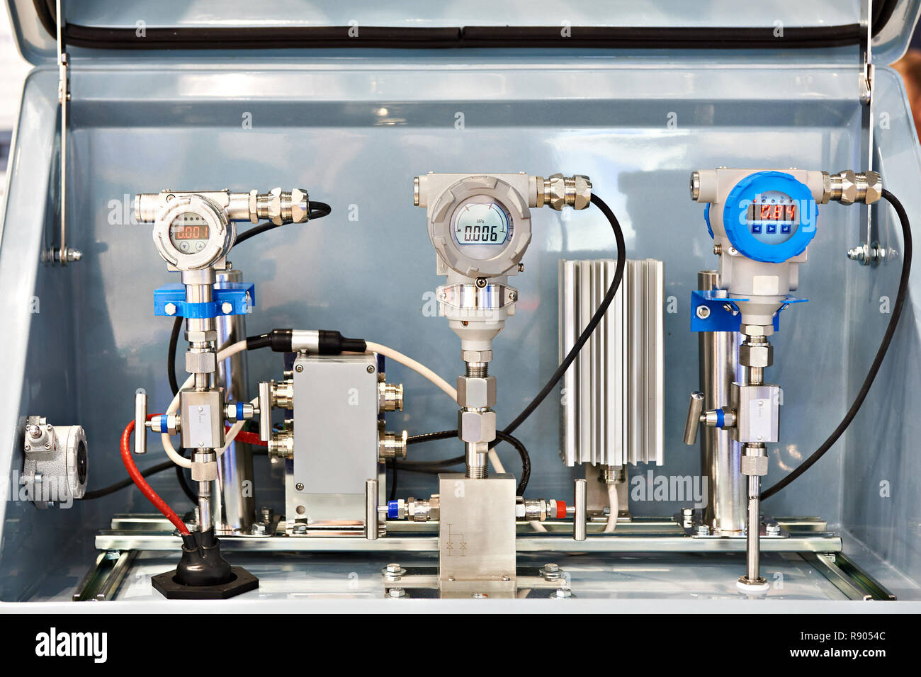 Standart pressure transmitter and sensors Stock Photo Alamy