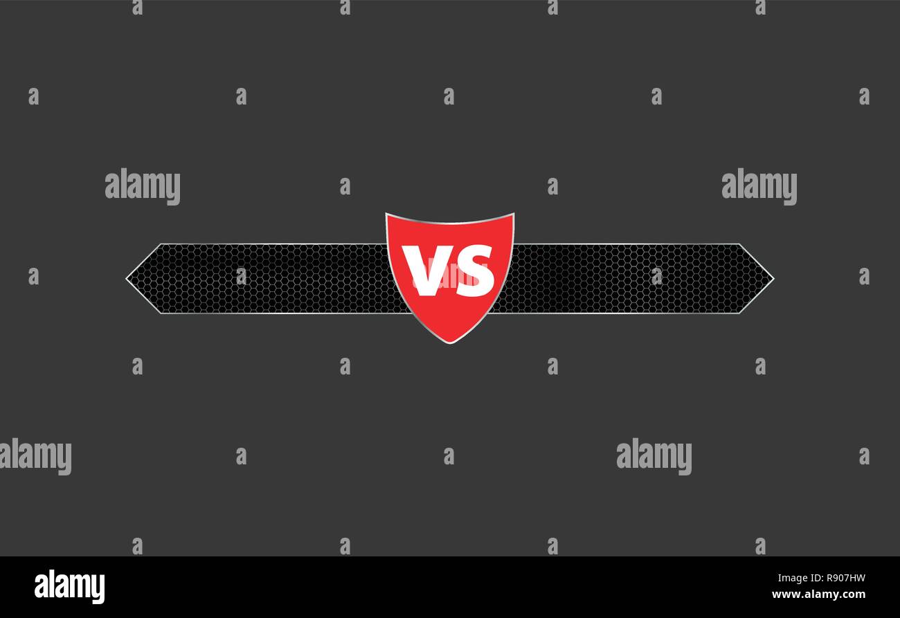 Versus, VS logo, Fight, Comparison, Competition, Battle Stock Vector