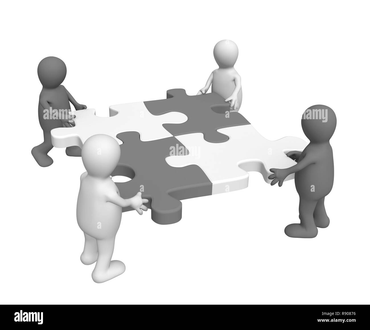Teamwork motivation Black and White Stock Photos & Images - Alamy