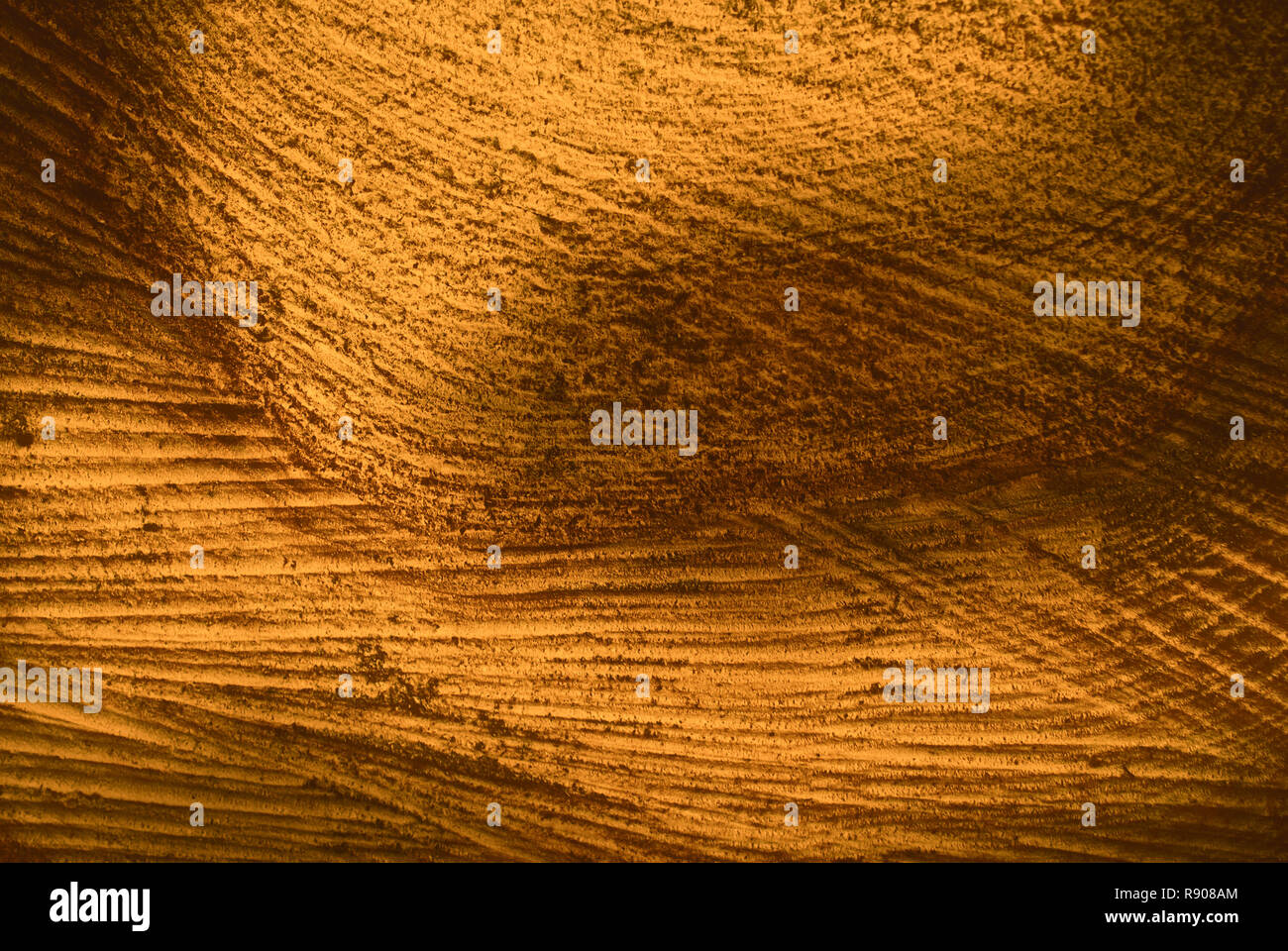 Natural wooden and golden background texture Stock Photo