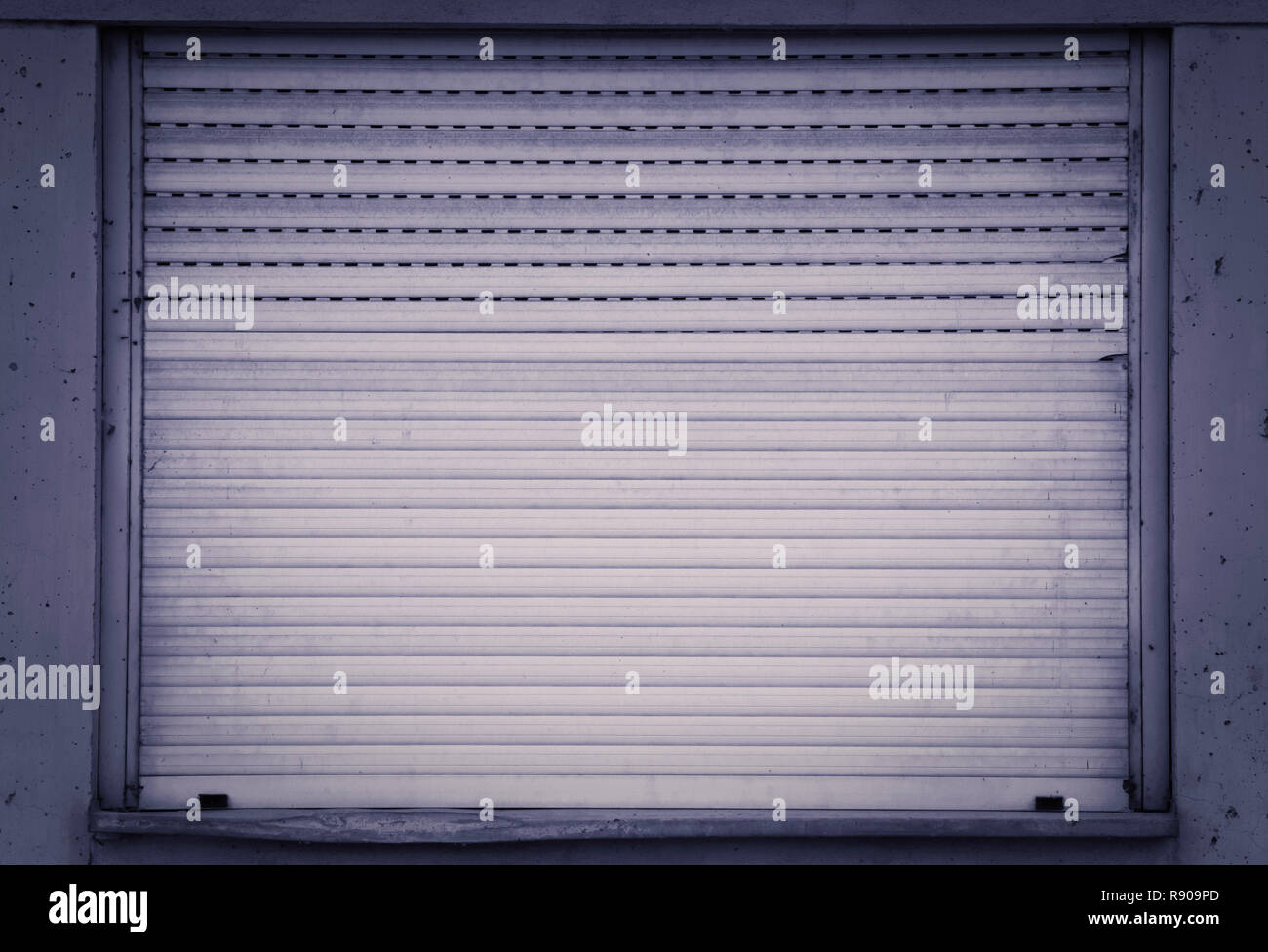 Old used and closed shutter background Stock Photo Alamy