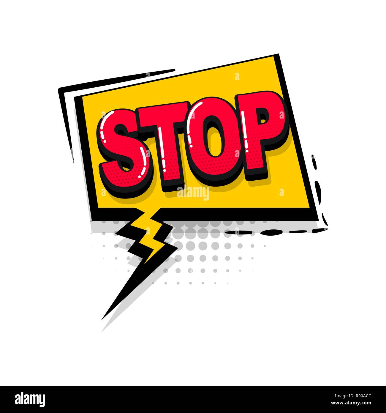 Comic text collection sound effects pop art style Stock Vector
