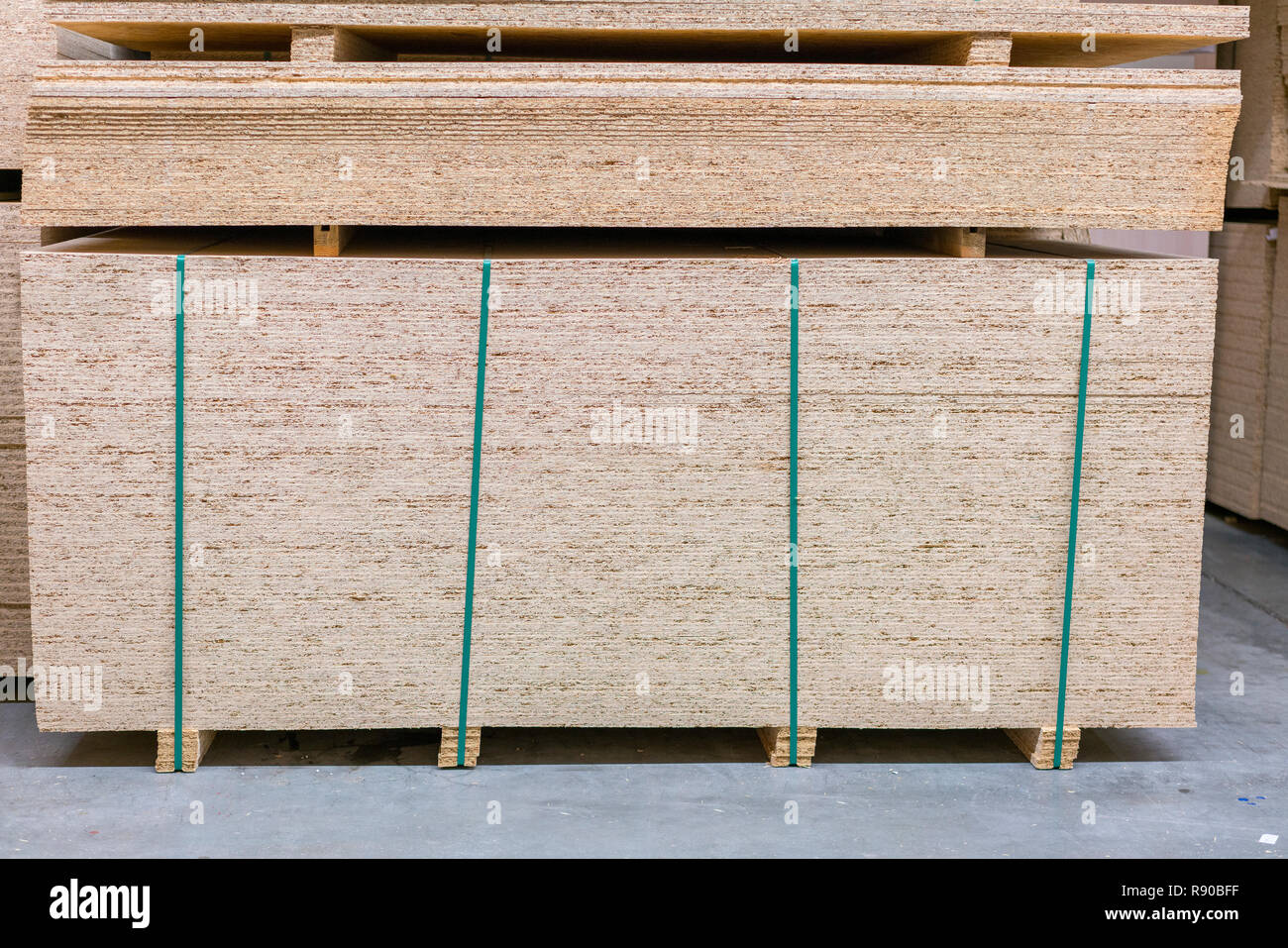 lumber osb, plywood, mdf, project panel at hardware store in USA