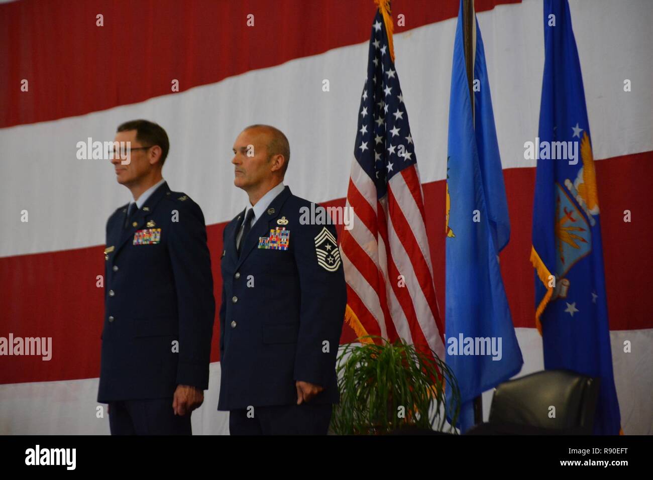 Chief Master Sgt. Stephen Brown, 507th Air Refueling Wing command chief ...