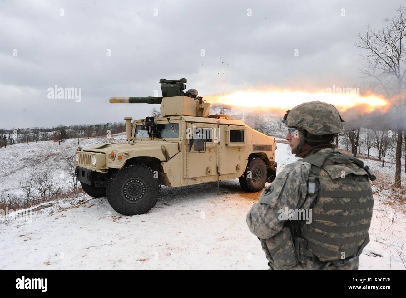 U.S. Army soldiers with the 2nd Squadron, 106th Cavalry Regiment 