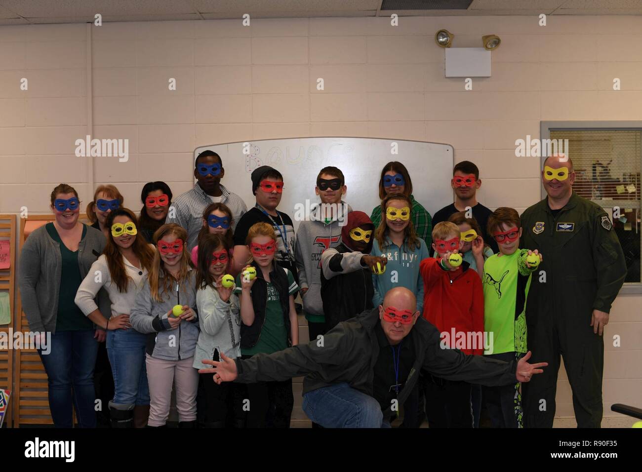 Col. Jeremy L. Thiel, 319th Air Base Wing vice commander, visited the