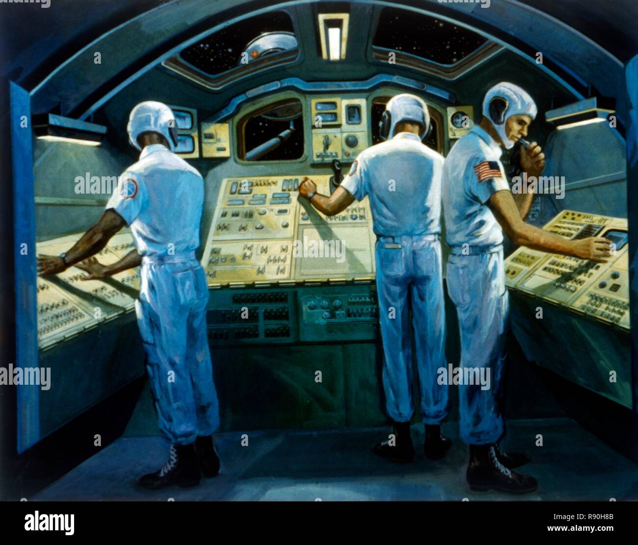 Space Shuttle Artist S Concept Of Interior 1980s Creator