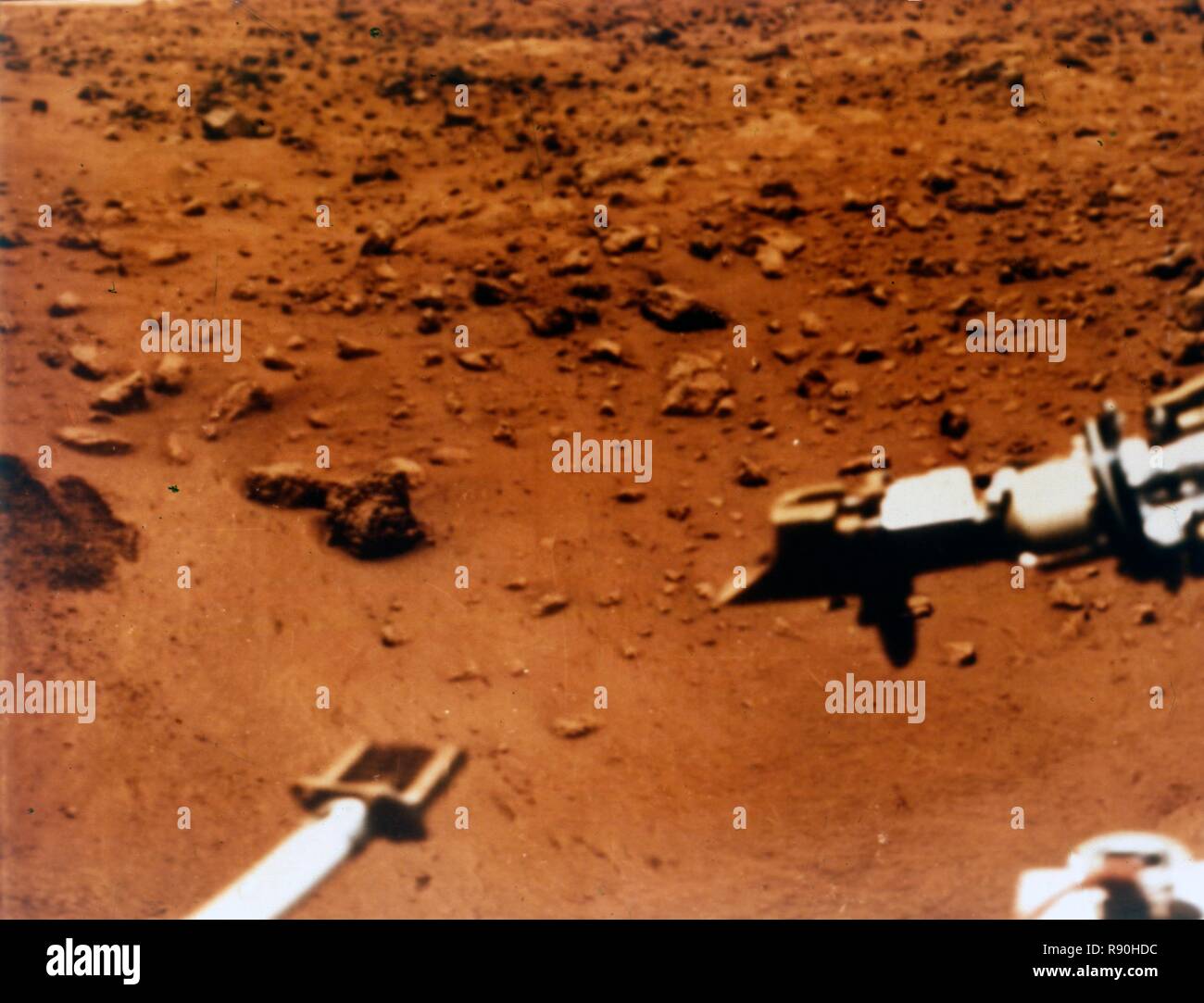 Sample scoop and arm, Viking 1 Mission to Mars, 1976. Creator: NASA. Stock Photo