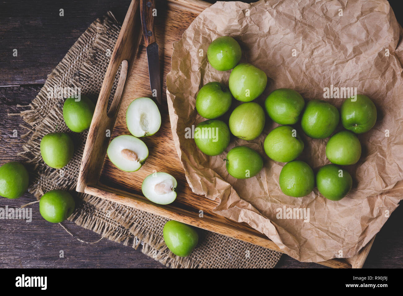 Fresh Indian Jujube fruits Stock Photo Alamy