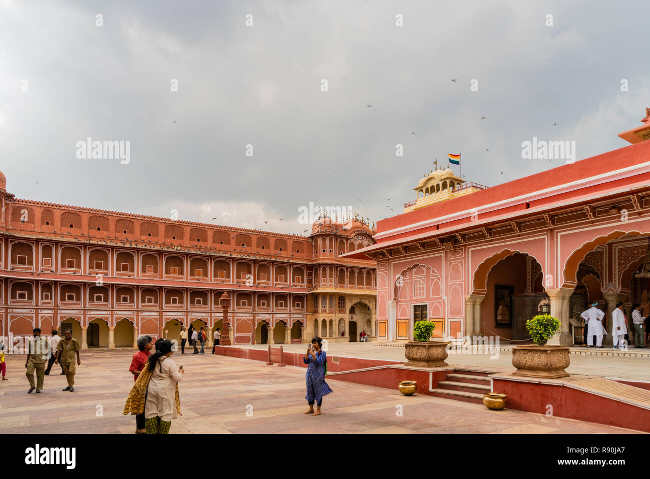 The Golden Triangle cities of Delhi, Agra, and Jaipur in Northern India Stock Photo