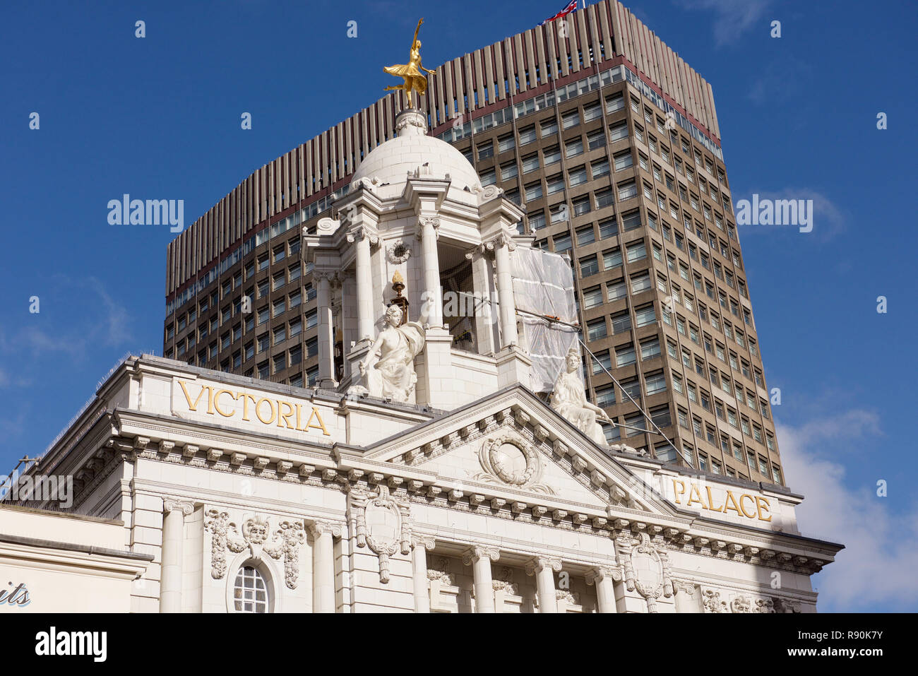 The Victoria Palace Theatre In London Stock Photo - Alamy