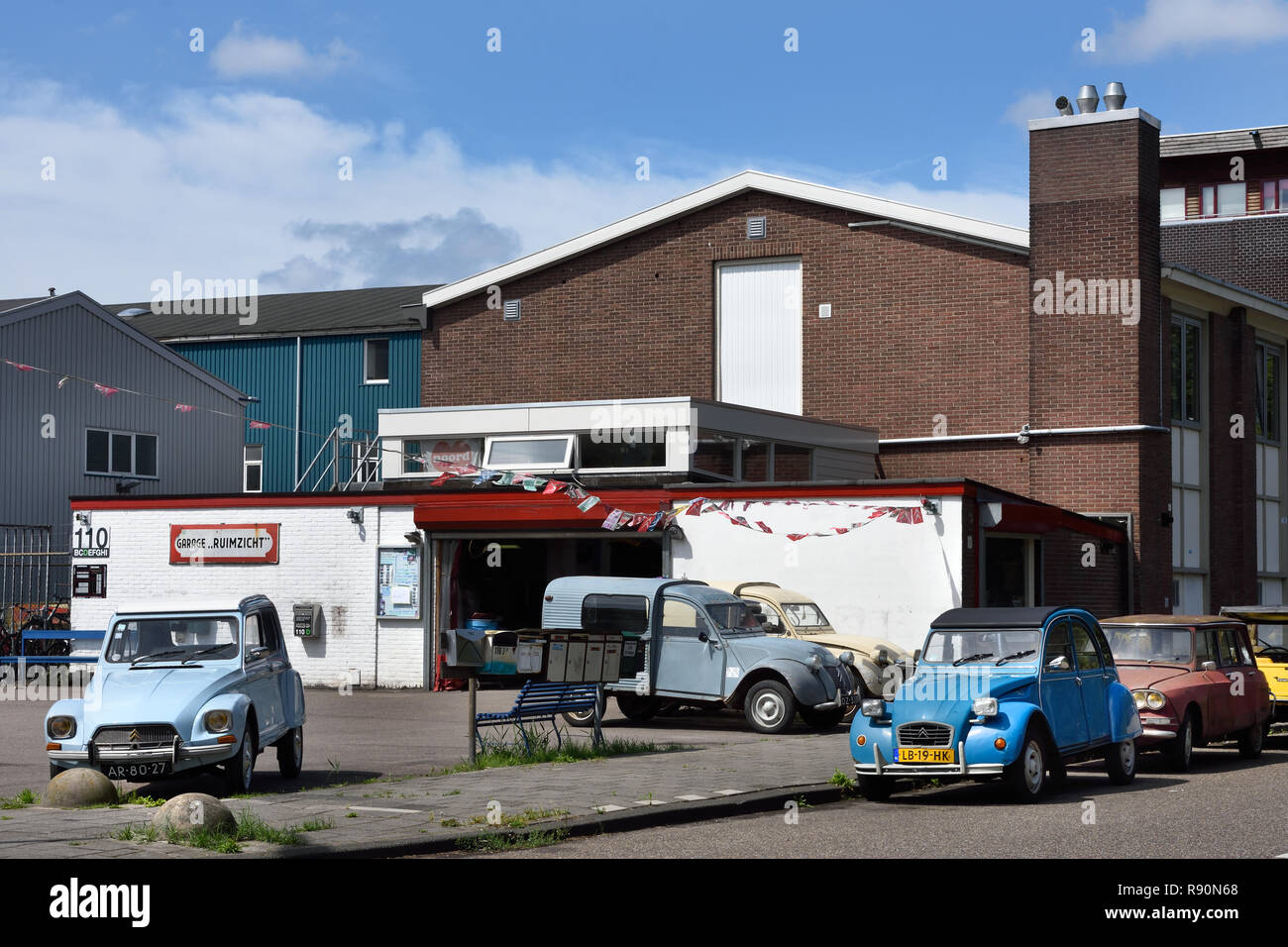 Street Art Museum at the NDSM in Amsterdam Noord, Netherlands. Stock Photo