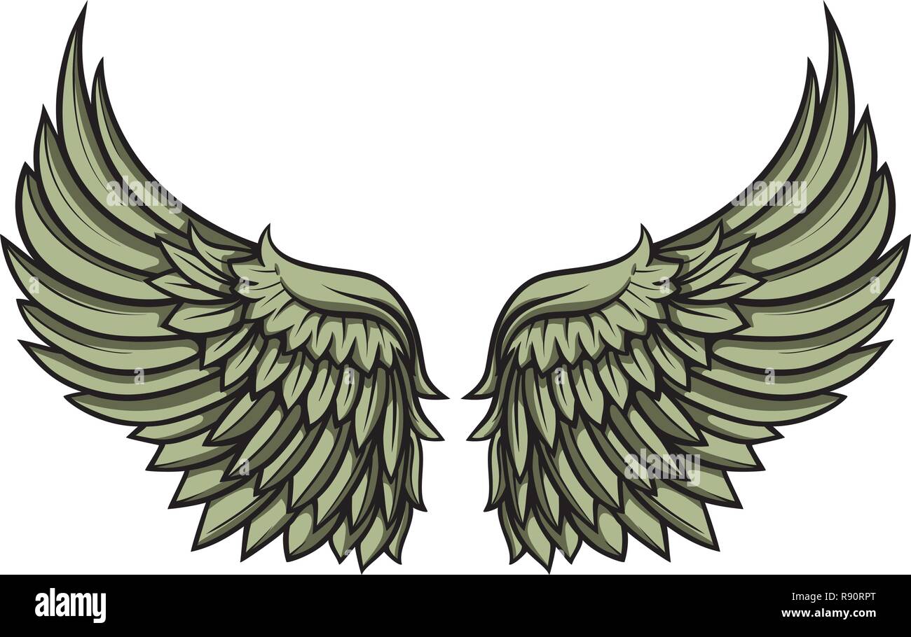 Eagle Feather Drawing Wings Brush Free Transparent - Eagle Wings Drawing,  HD Png Download , Transparent Png Image - PNGitem