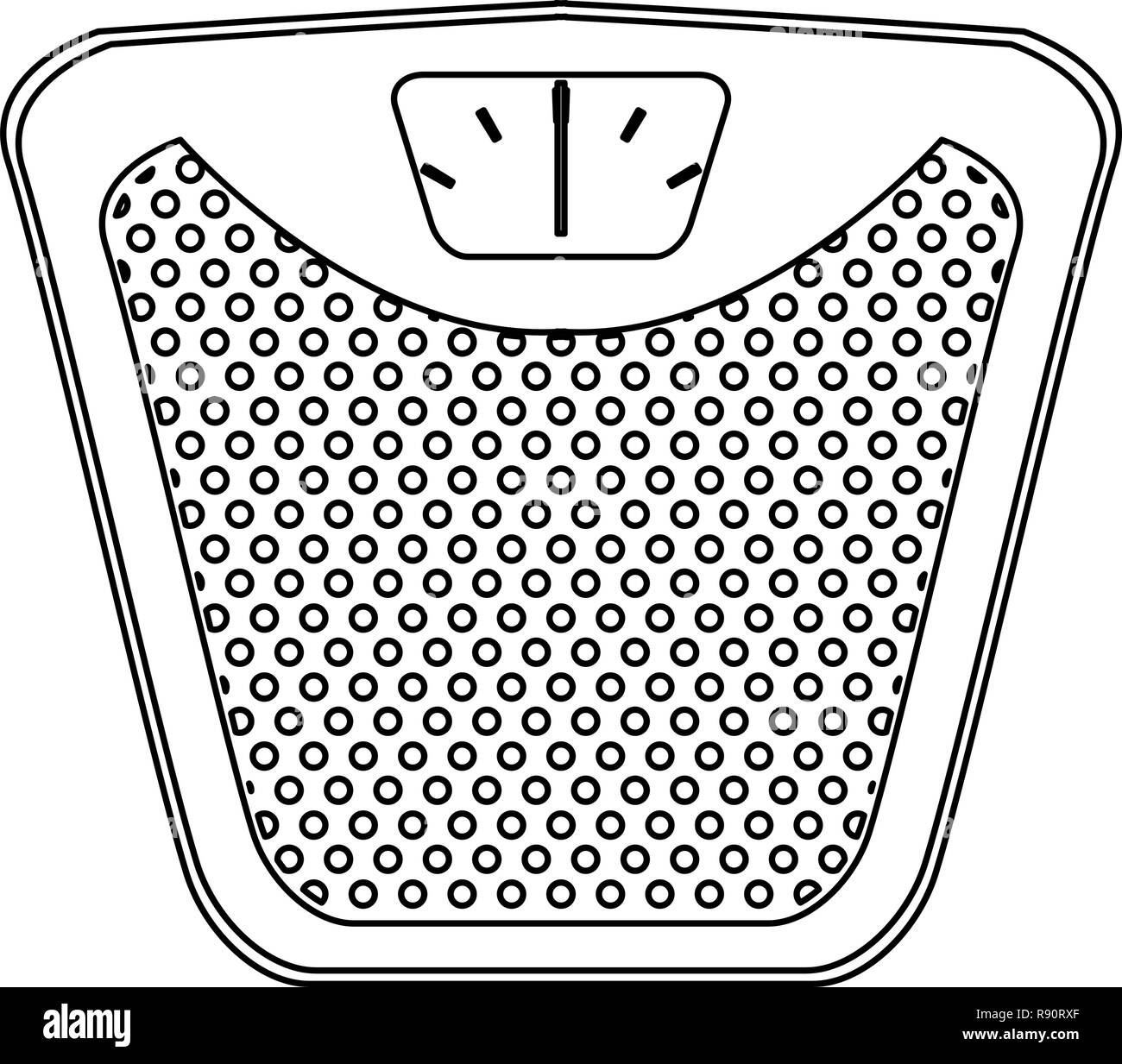 Body balance scale black and white Stock Vector Image & Art Alamy