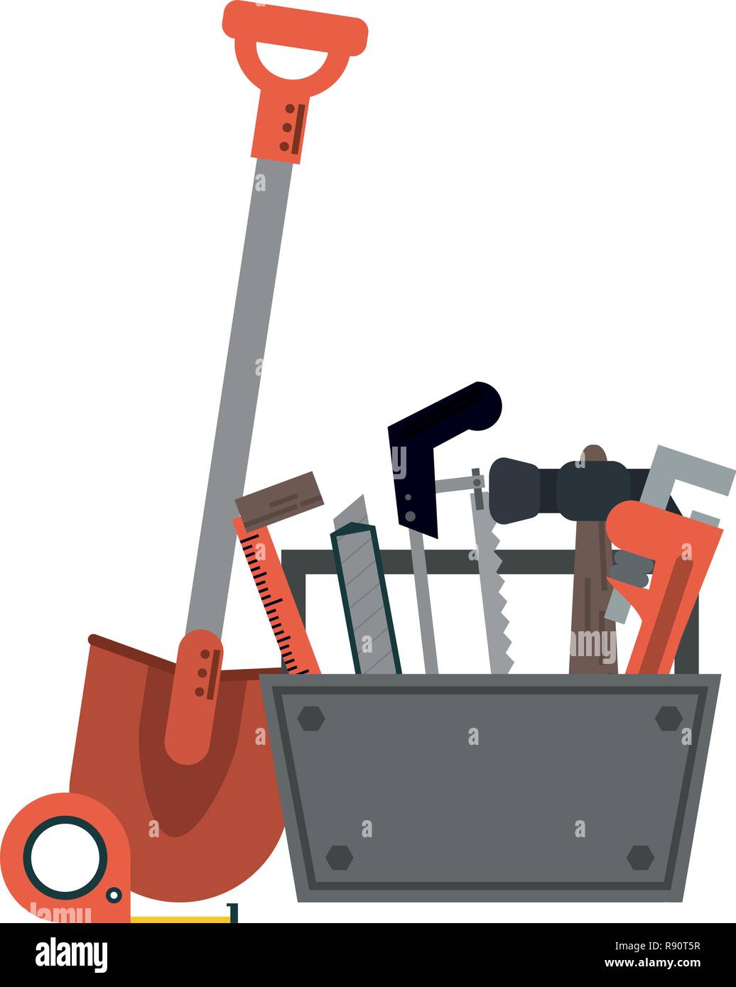 Construction tools and elements Stock Vector Image & Art - Alamy