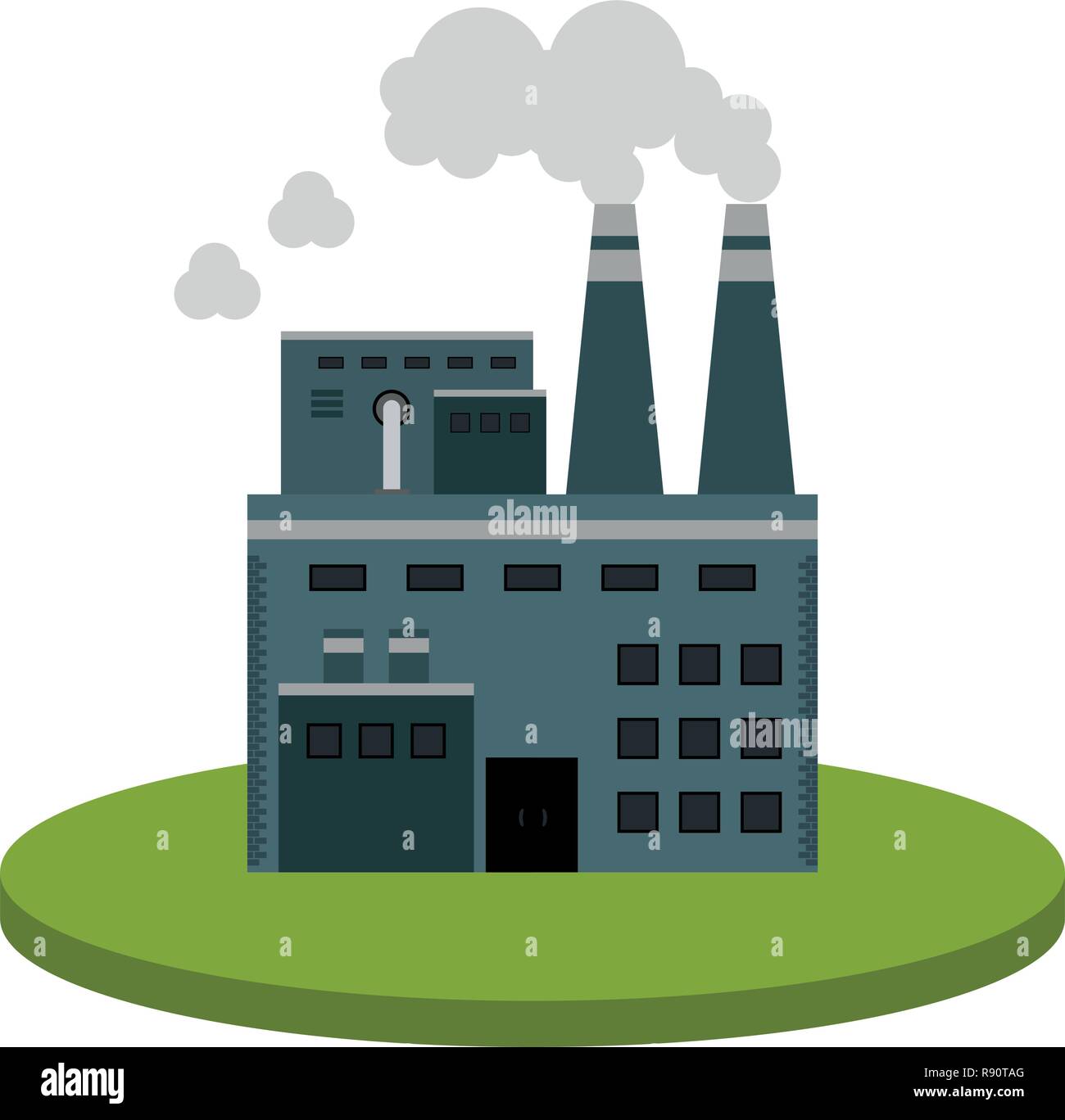 Factoy industry building Stock Vector Image & Art - Alamy