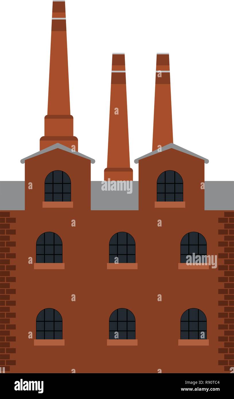 Factory industry building isolated Stock Vector Image & Art - Alamy