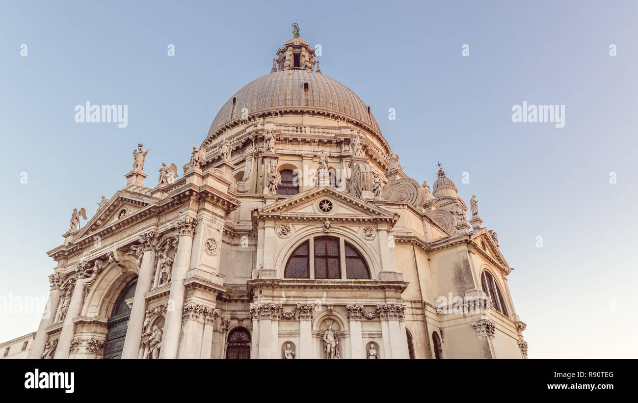 Basilica Santa Maria della Salute, Venice, Italy Stock Photo