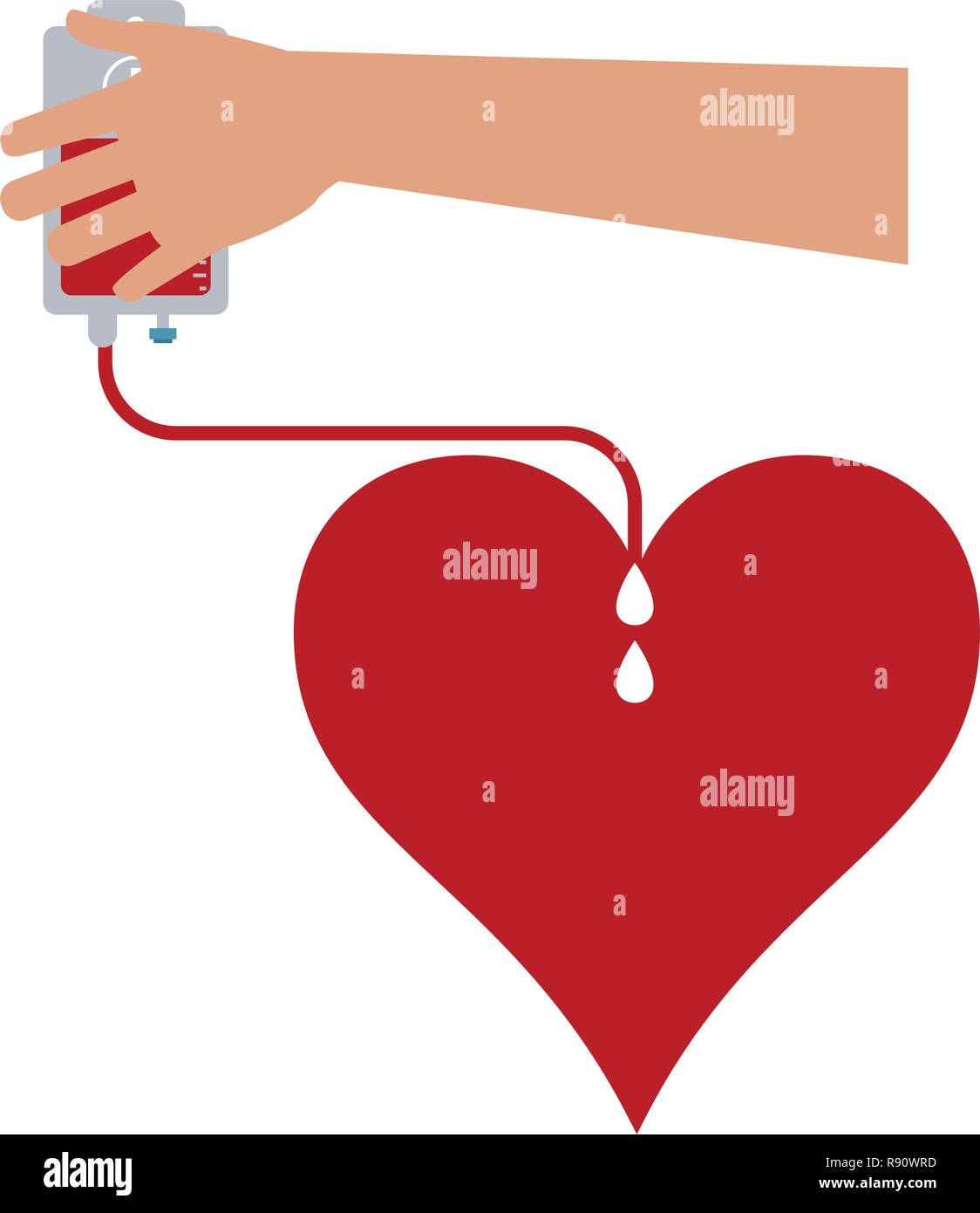Blood donation campaign Stock Vector Image & Art - Alamy