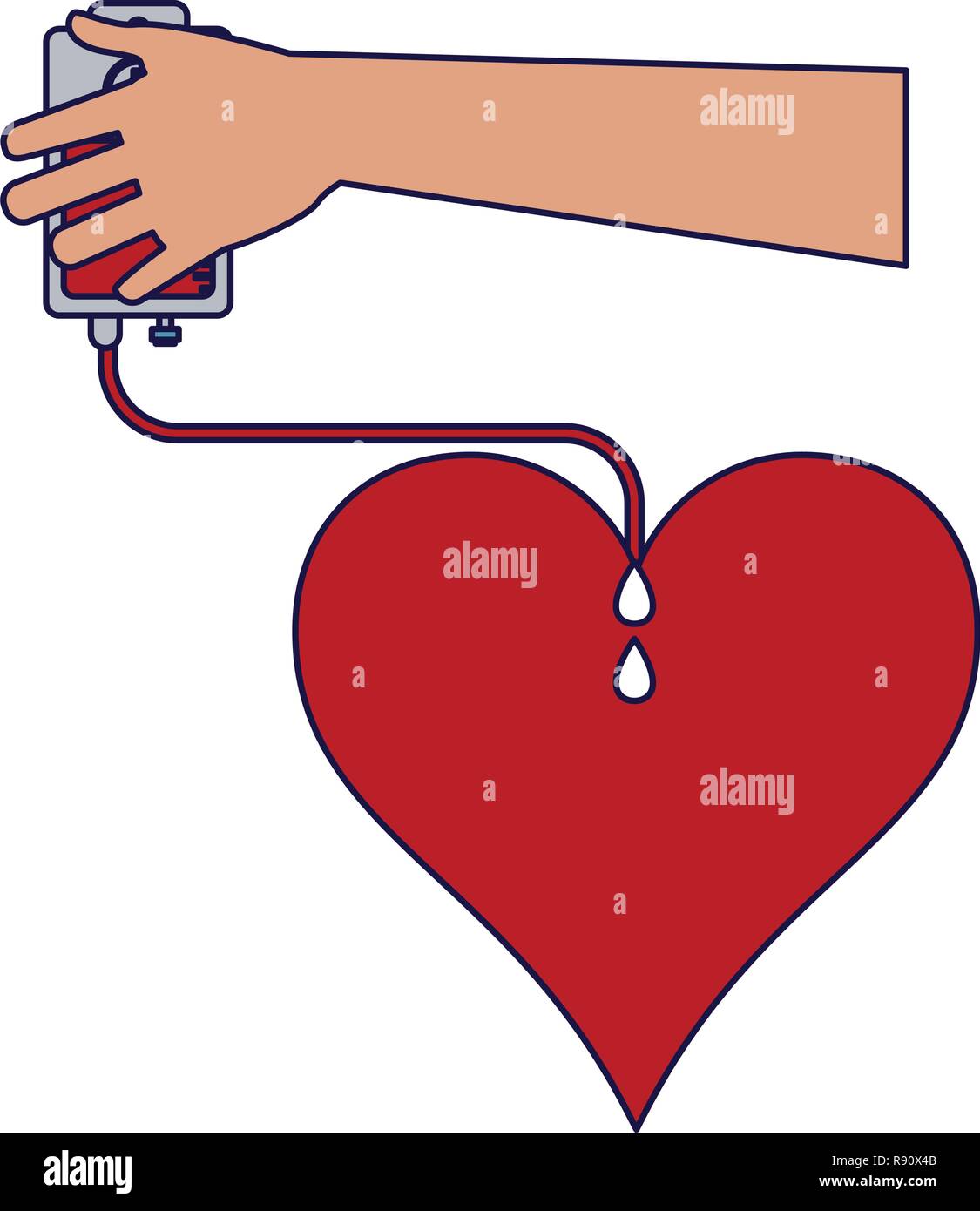 Blood donation campaign Stock Vector Image & Art - Alamy