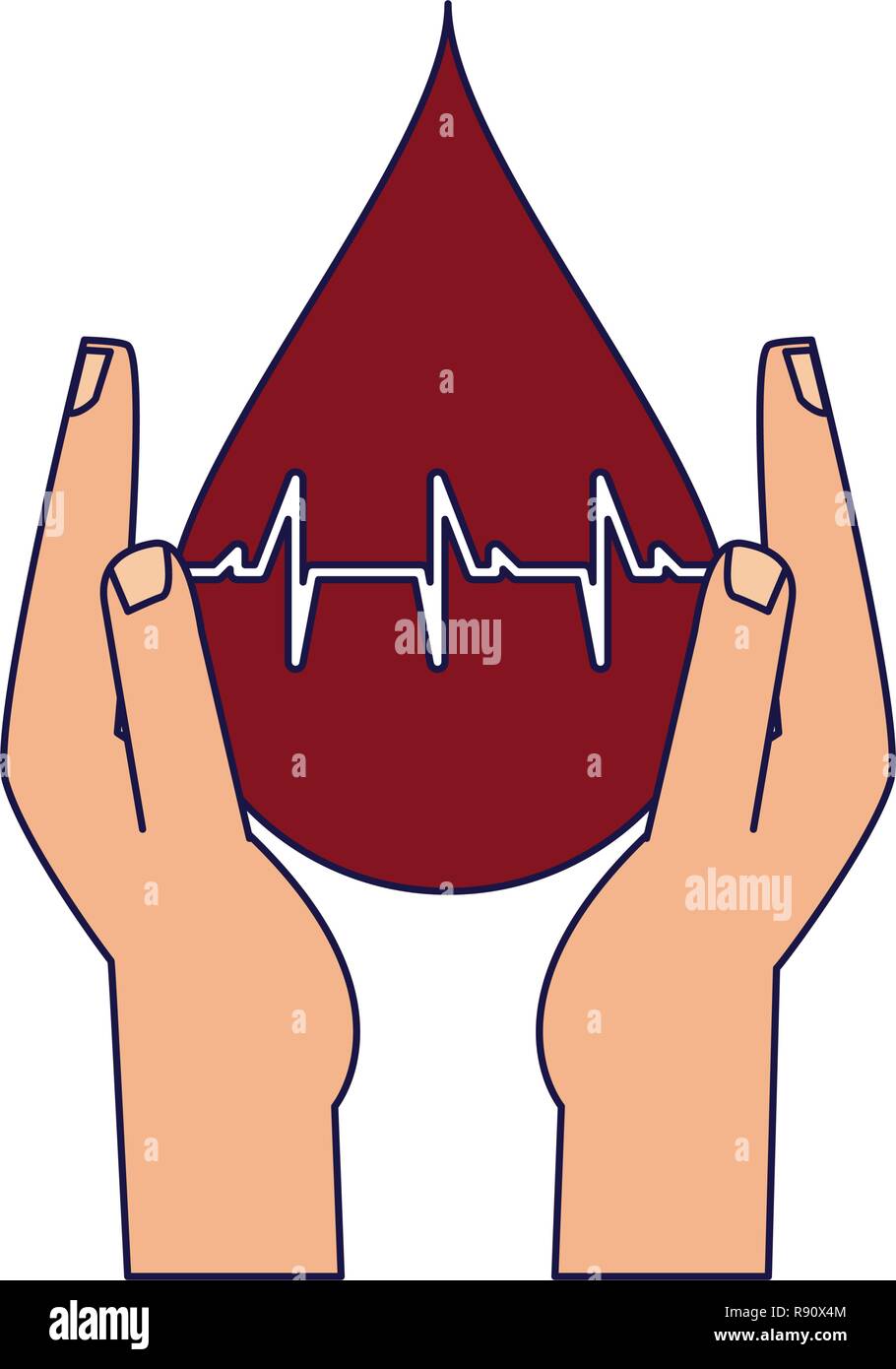 Blood donation campaign Stock Vector Image & Art - Alamy