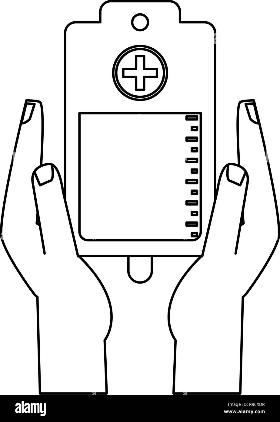 Donation hands Black and White Stock Photos & Images - Alamy