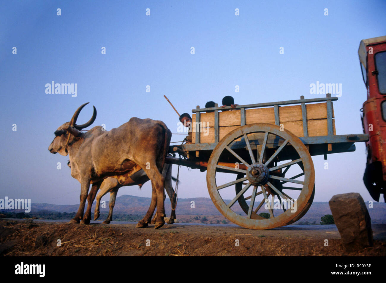 Bullock cart india hires stock photography and images Alamy