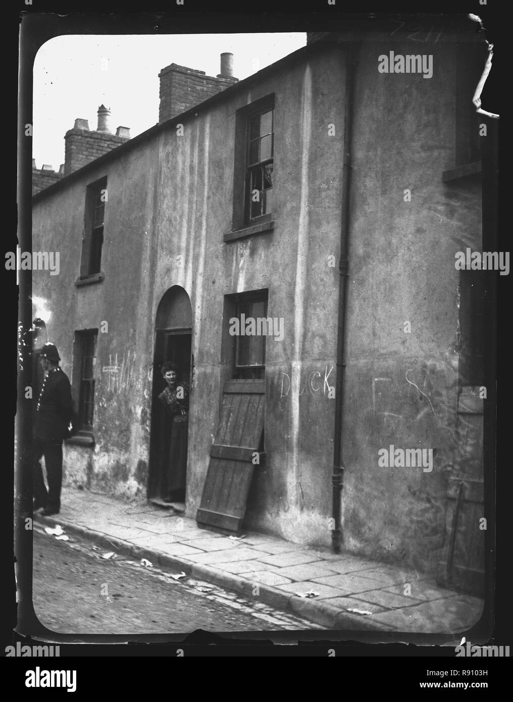 Mary Ann Street, Cardiff, 19 June 1893. Creator: William Booth. Stock Photo