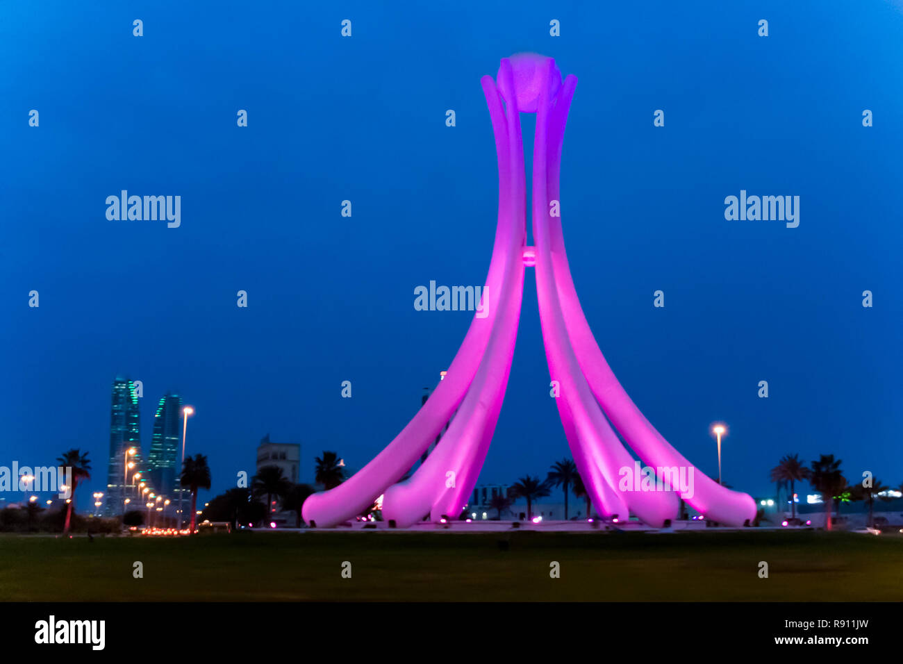 Manama, Bahrain January 20, 2010 Pearl Roundabout or Lulu Roundabout
