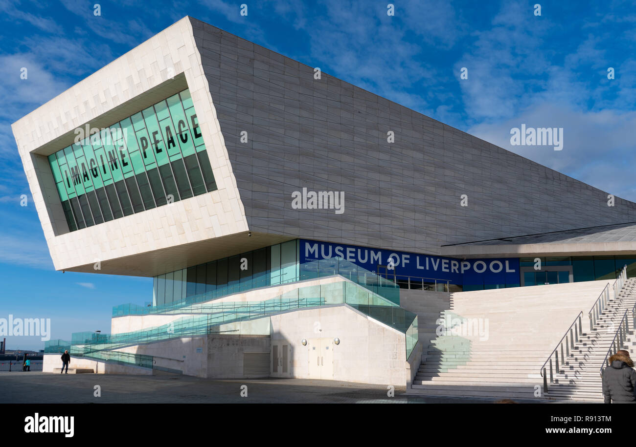 Museum of Liverpool, The Pier Head, Liverpool. Image taken December 2018. Stock Photo