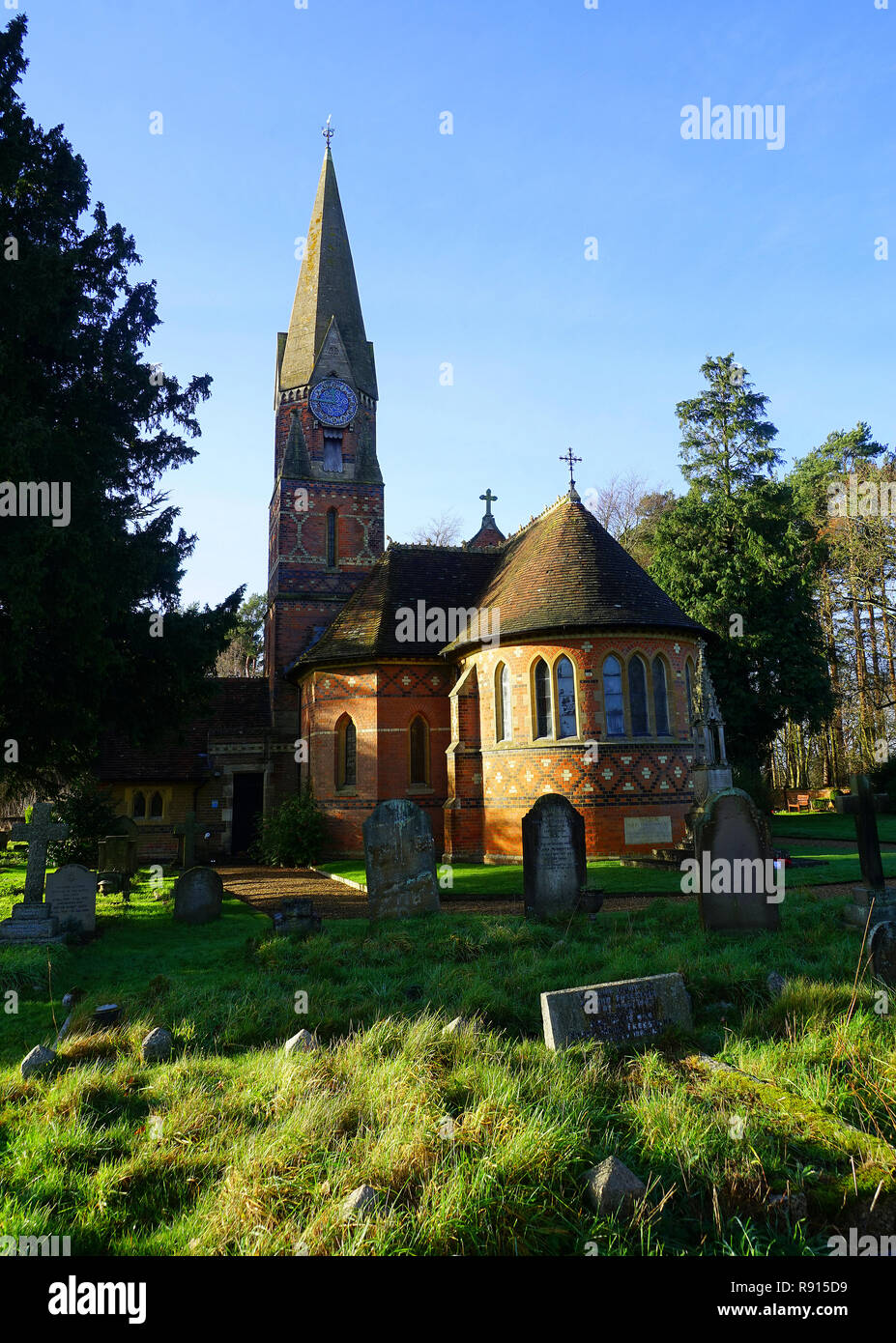 St Peter's Church at Ayot St Peter, Hertfordshire, England Stock Photo ...